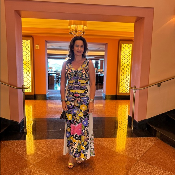 Roberto Cavalli Silky Long Dress - Picture 7 of 7